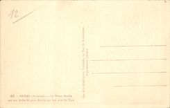 CPA Millau the old mill on a market of the bridge destroyed by a rising of the Tarn