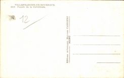 CPA Villefranche de Rouergue Frontage of the cathedral