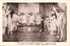 CPA Chatillon on the Seine Eglise St Vorles the sepulchre by Dehors sculptor chatillonais about 1520