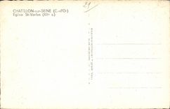CPA Chatillon on the Seine Church St Vorles
