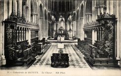 CPA Bayeux Kathedralechor