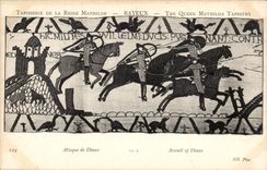 CPA Bayeux Tapisserie de la reine mathilde Attaque de Dinan
