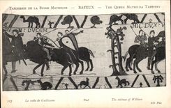 CPA Bayeux Tapestry of the Mathilde Queen the continuation of Guillaume