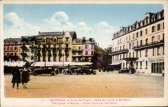 CPA Trouville the queen of the beaches Places casino and the hotels