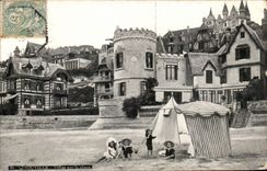 CPA Trouville Villa on the beach