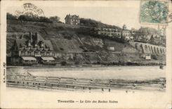 CPA Trouville The coast of black Rocks