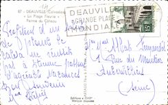 CPSM Deauville der feste gebluhte Strand der Steigung