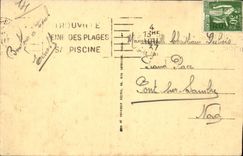 CPA Trouville the beach has high tide