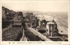 CPA Trouville the queen of the beaches View of the beach