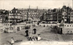 CPA Trouville the hotel of Paris