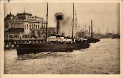 CPA Trouville the exit of the boat of Le Havre