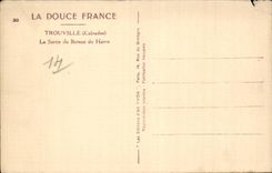 CPA Trouville the exit of the boat of Le Havre