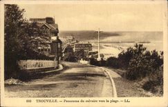 CPA Trouville Panorama of the martyrdom towards the beach