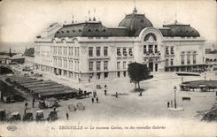 CPA Trouville the new casino seen of the new galleries