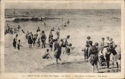 CPA Trouville the queen of the beaches baths