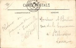 CPA Trouville the bridge of the station