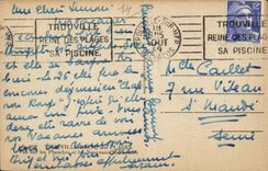 CPA Trouville Queen of the beaches Seen on the boards and the new buildings