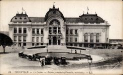 CPA Trouville the casino Main entrance