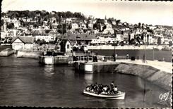 CPSM Trouville Entering of the port of the yachts