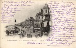 CPA Trouville the walk of the boards