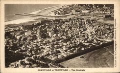 CPA Deauville and Trouville View