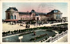 CPA Trouville Queen of the beaches the casino and new gardens