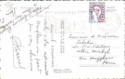 CPSM Trouville Deauville the basin of the yachts