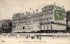 CPA Trouville the hotel of the black rocks