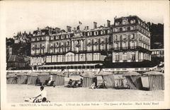 CPA Trouville the queen of the beaches the hotel of the black rocks