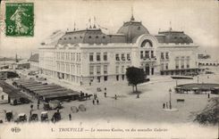 CPA Trouville the new casino seen of the new Galleries