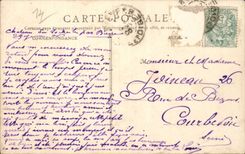 CPA Trouville two piers Entrance of the port