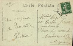 CPA Trouville Seen on the fish shop