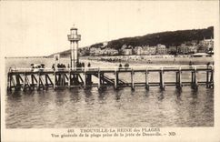 CPA Trouville View of the beach taken of the pier of Deauville