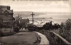 CPA Trouville Panorama taken of the road of Honfleur