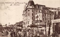 CPA Trouville the queen of the beaches boards