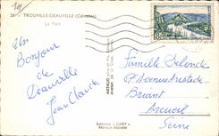 CPSM Trouville Deauville the port