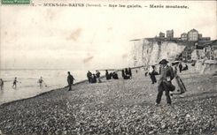 CPA Seas les Bains On the rollers rising Tide