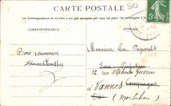 CPA Meere les Bains auf den Rollen steigenden Gezeiten