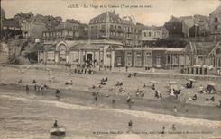 CPA Ault the beach and the casino (seen from in sea)