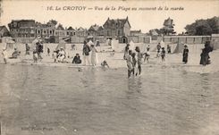 CPA Crotoy Seen of the beach at the time of the tide