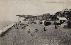 CPA Seas les Bains the beach