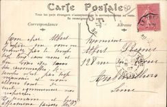 CPA Meere les Bains der Strand