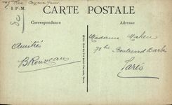 CPA Cayeux on Sea the beach with the backward flow