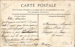 CPA Amiens the post office building