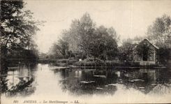 CPA Amiens market gardens