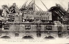 CPA Fibula German Sign on the town hall