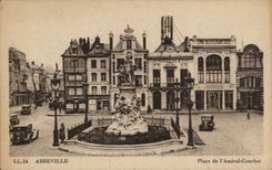 CPA Abbeville Places of the admiral Courbet
