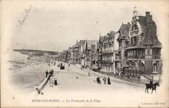 CPA Seas les Bains the walk of the beach
