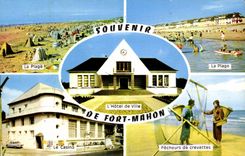 CPSM Souvenir of Fort Mahon
