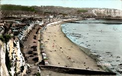 CPSM Seas les Bains the beach